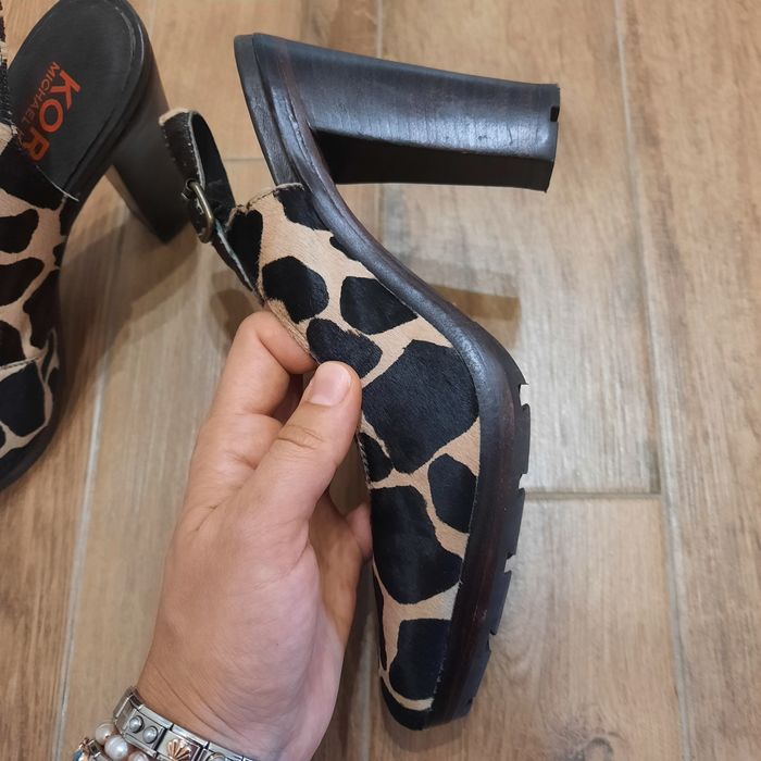Кожени леопардови сандали MICHAEL KORS 39ти номер/9М
