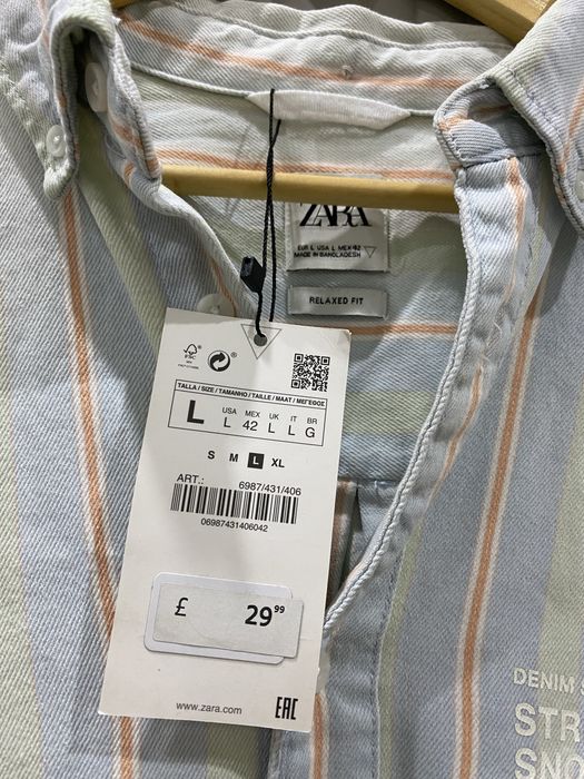 Zara erkaklar rubashka