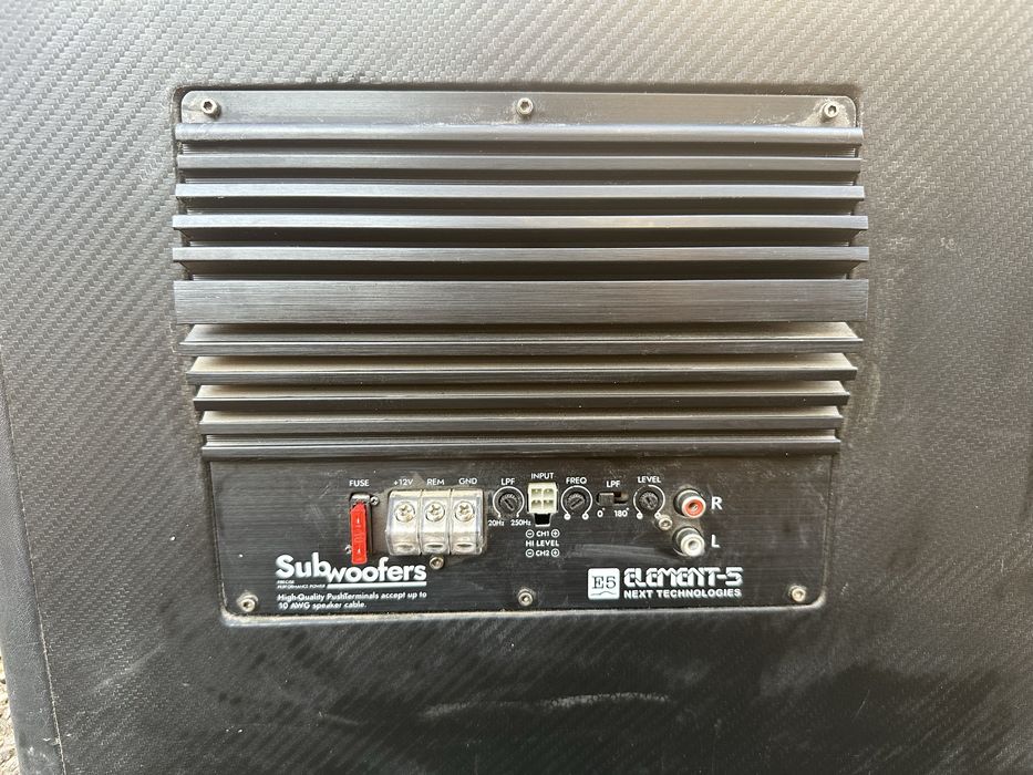 Сабвуфер 5 элемент буфер