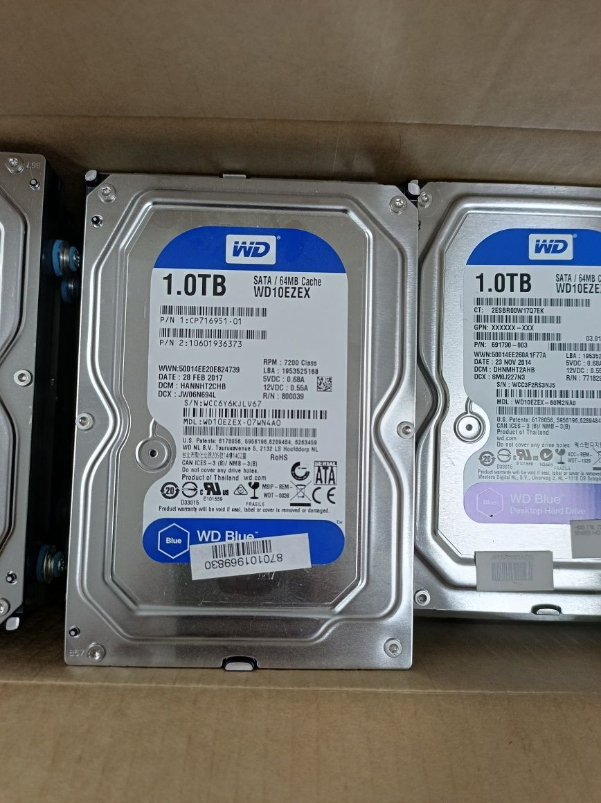 WD HDD 1 TB диски