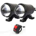 Proiectoare moto ATV Led + Lupa