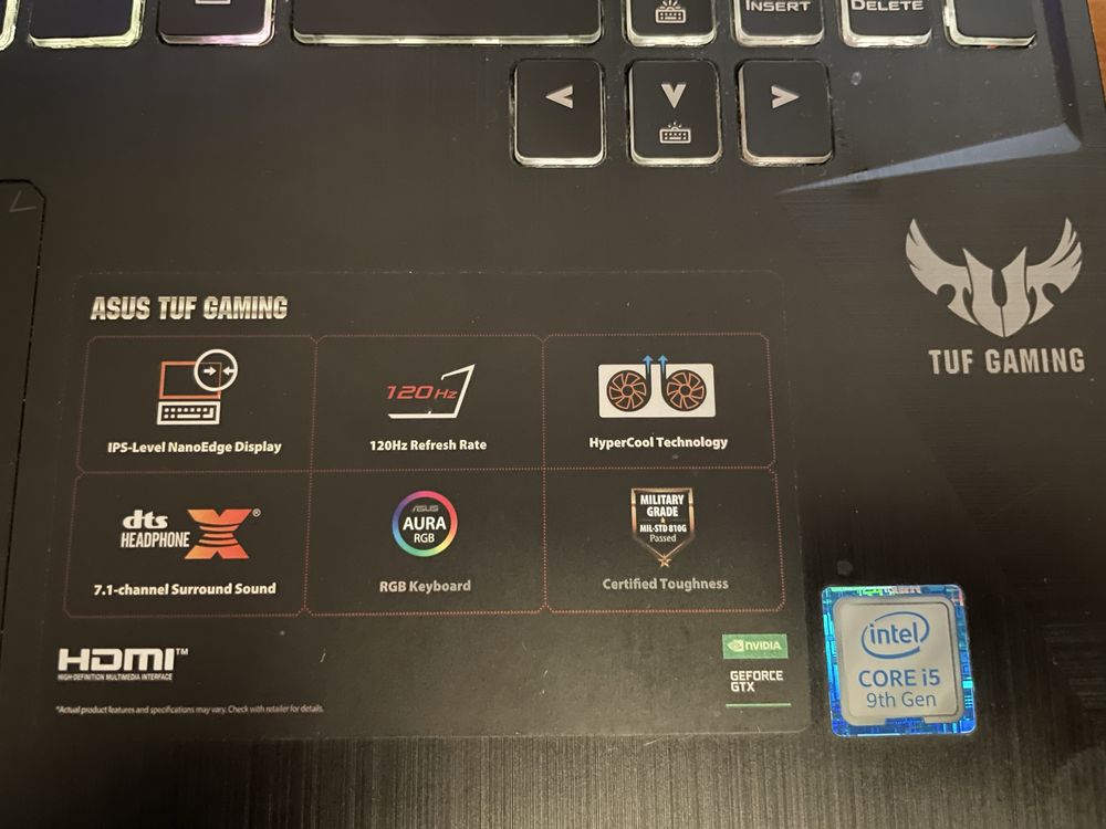 Laptop Gaming Asus tuf fx505gt