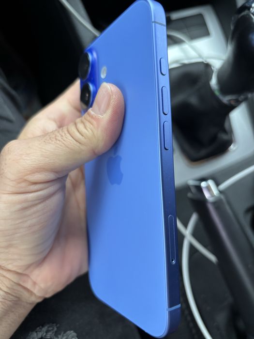 iPhone 16 128 GB condiție ok gri silver roz rose baterie 100