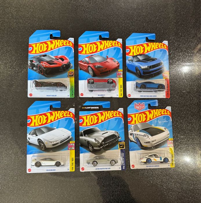 Hot Wheels Bugatti, Mclaren, Mercedes, Porsche, Premium