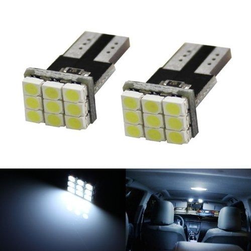 Becuri LED Xenon Alb 168 194 2825 T10 Wedge SMD pentru lumini interioa
