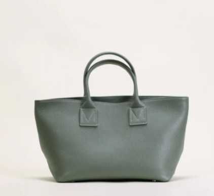 Vand geanta Laura Maxim, model Victoria medium culoarea granite green