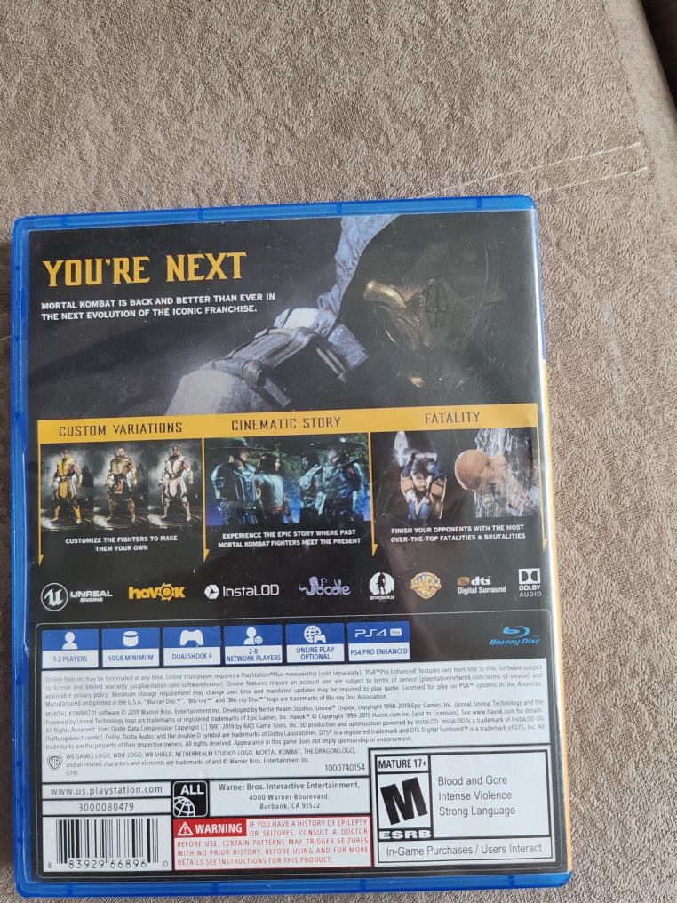 Продам диск MK11 на пс4