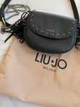 Черна кожена чанта Liu Jo