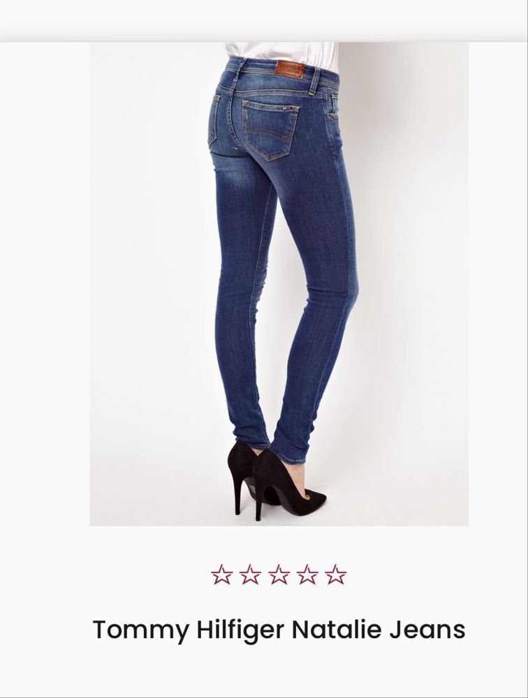 Jeansi Tommy Hilfiger dama masura32/33 potriviti  L noi