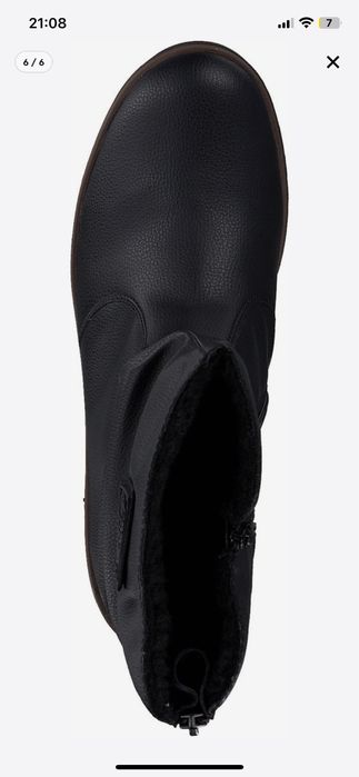 RIEKER BOTINE, piele, marimea 39