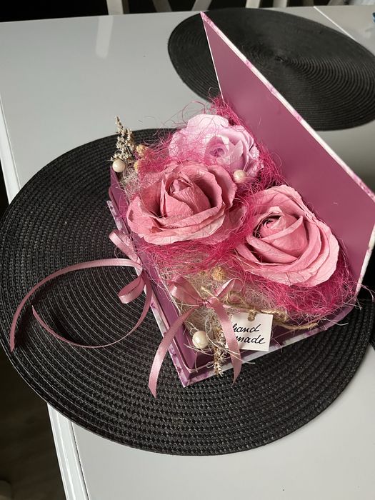 Букет от хартиени рози ръчна изработка