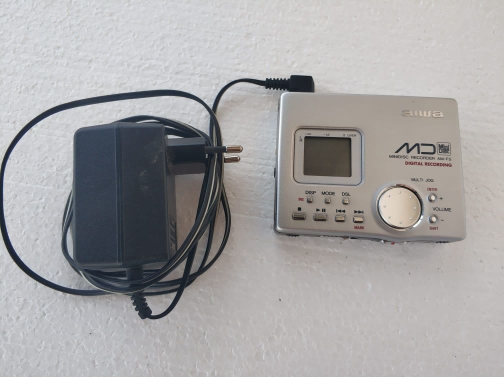 Walkman Aiwa minidisc recorder AM-F5 model rar de colectie