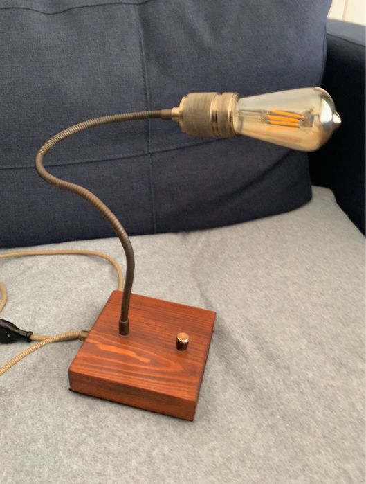 Винтидж настолна рампа с подвижно рамо, димираща