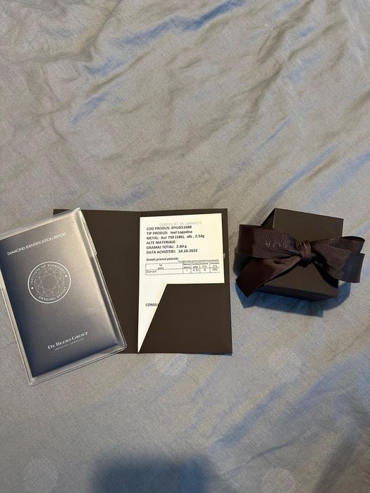 Inel de logodna din aur 18k TEILOR, diamant natural 0.32 carate