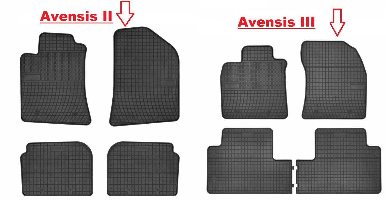 Гумени стелки Toyta  AVENSIS II/AVENSIS III
