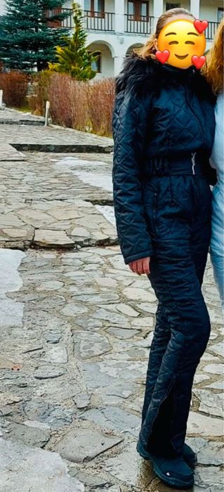 Salopetă de ski damă XS + geantă & mănuși – stare excelentă!