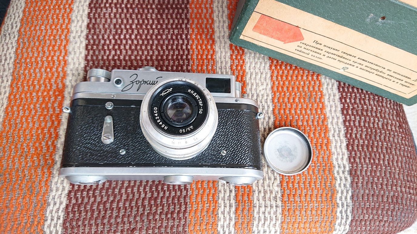 Aparat foto vintage Zorki 4 + transport gratuit