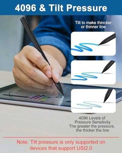 Нов Сензитивен стилус за рисуване писане Chromebook Amazon Fire Max 11