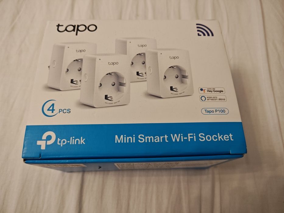 Mini Smart Wi-Fi Socket TAPO P100 x 4