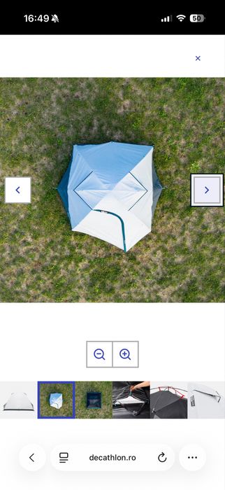 Cort Camping MH100 Fresh & Black 3 Persoane