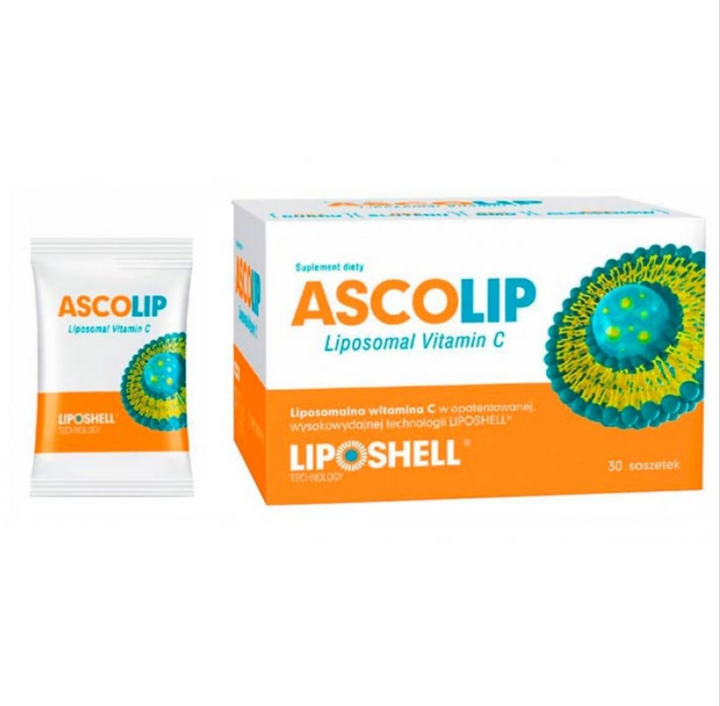 Ascolip Vitamina C lipozomală 1000mg 30 plicuri gel