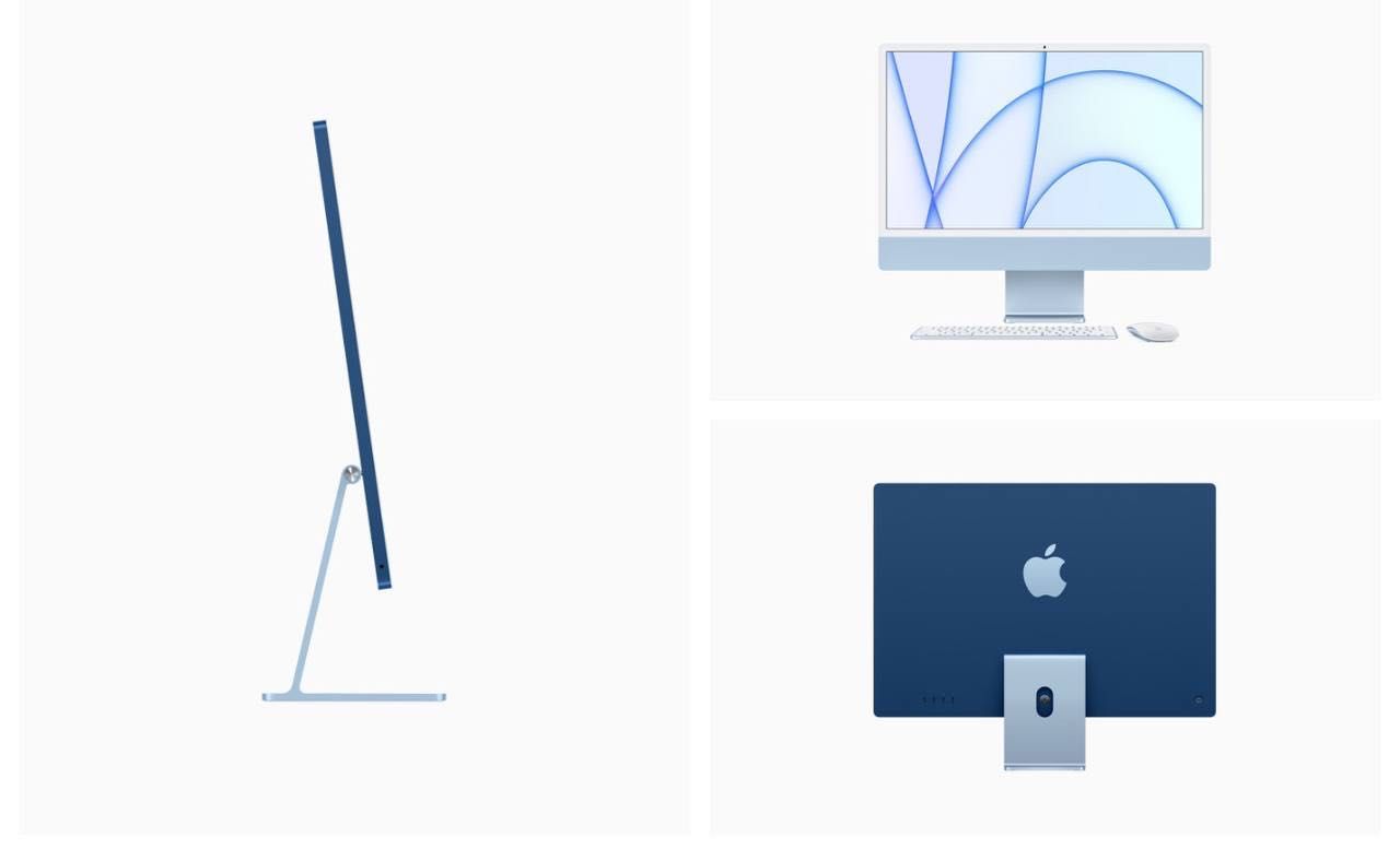 новый iMac 24" 4,5К m3 8CPU/ 8Gb / 10GPU/ 512Gb Blue