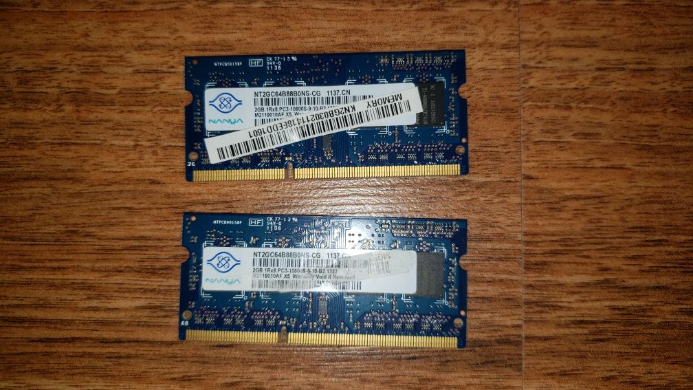 Memorie RAM Nanya set 2x2GB