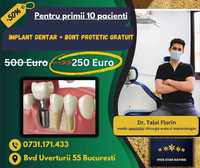 Implanturi dentare -50% // BUCURESTI // Stomatologie // Dentist