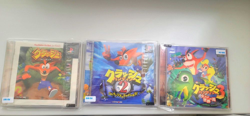 Crash bandicoot 1+2+3 оригинальные японские