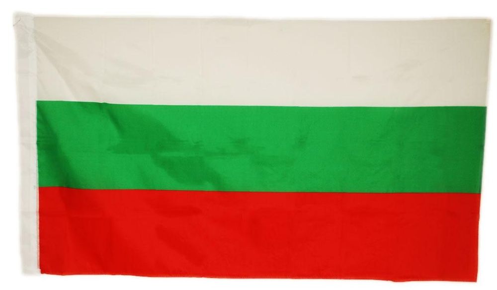 Българското знаме / 90х150см / трибагреник с герба на България