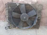 Радиатор кондиционера с вентилятором на бмв е34