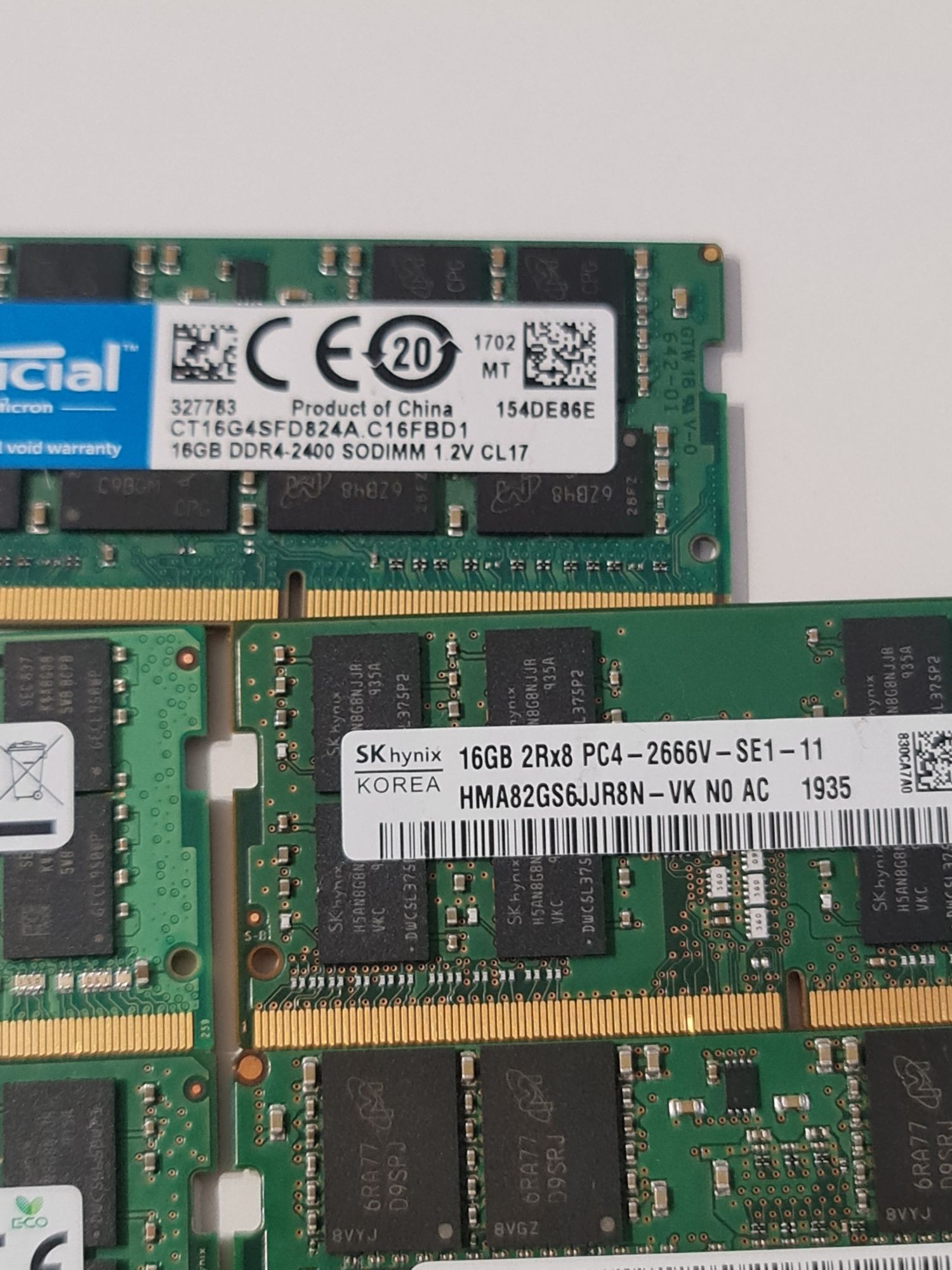Memorie Ram 16 gb pentru laptop si calculator