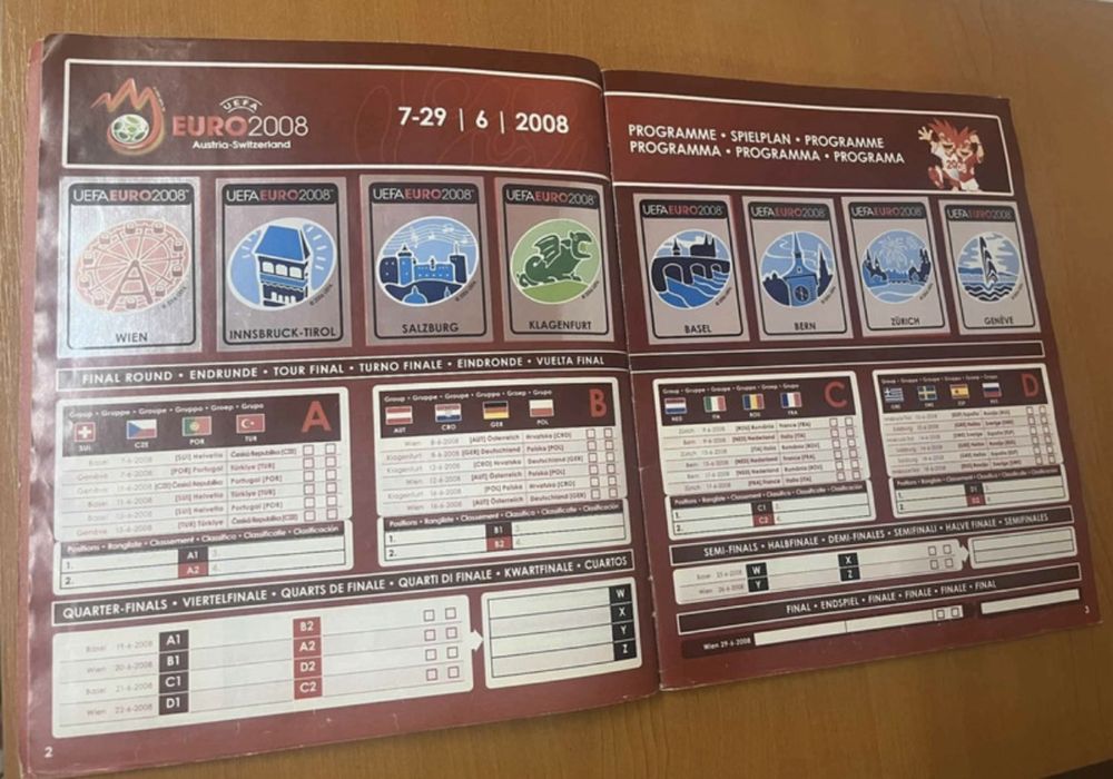 Album complet Panini Euro 2008