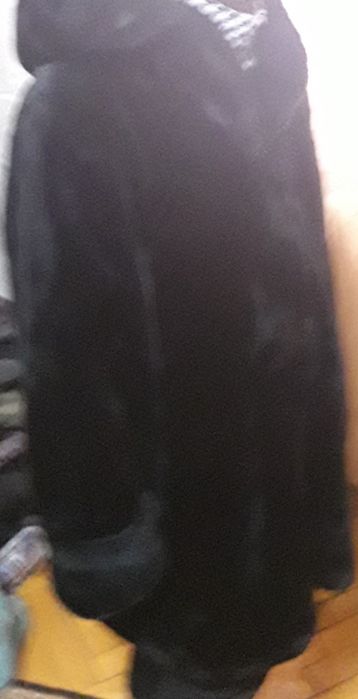 Haină damă blană sintetica monton dore.