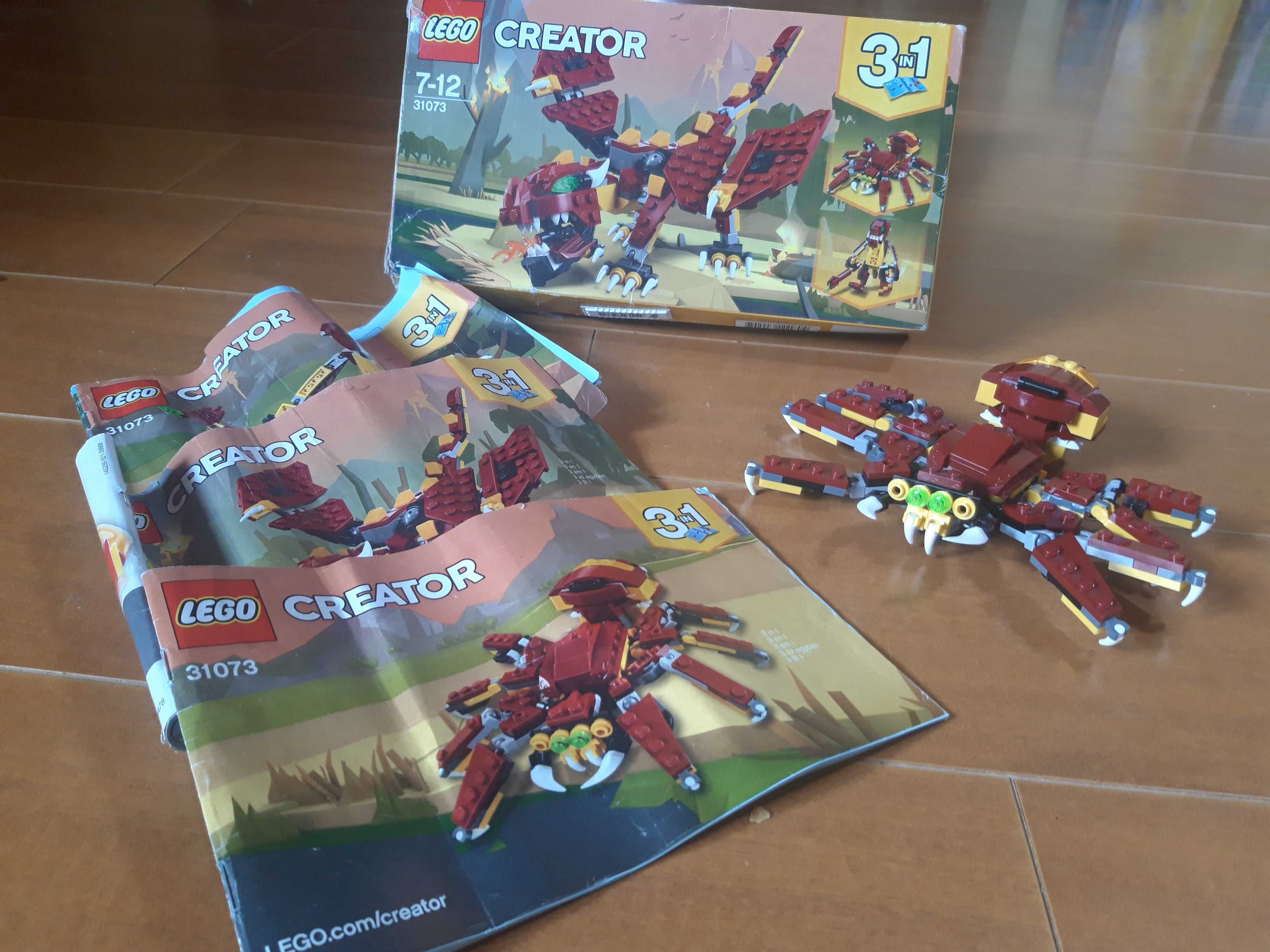 Seturi Lego Creator, Ninjagoo, Jurasik