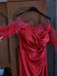 Rochie eleganta, fucsia ,mărimea XL