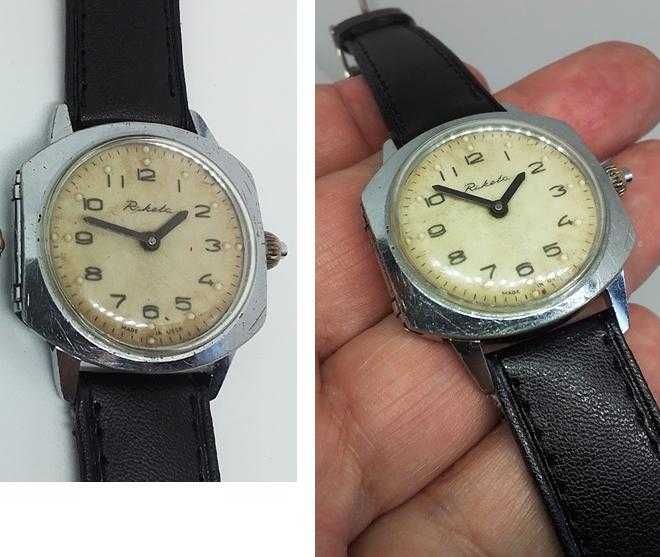 Ceas Raketa Braille dial, mecanism 2601.H, fabricaţie anii ’60