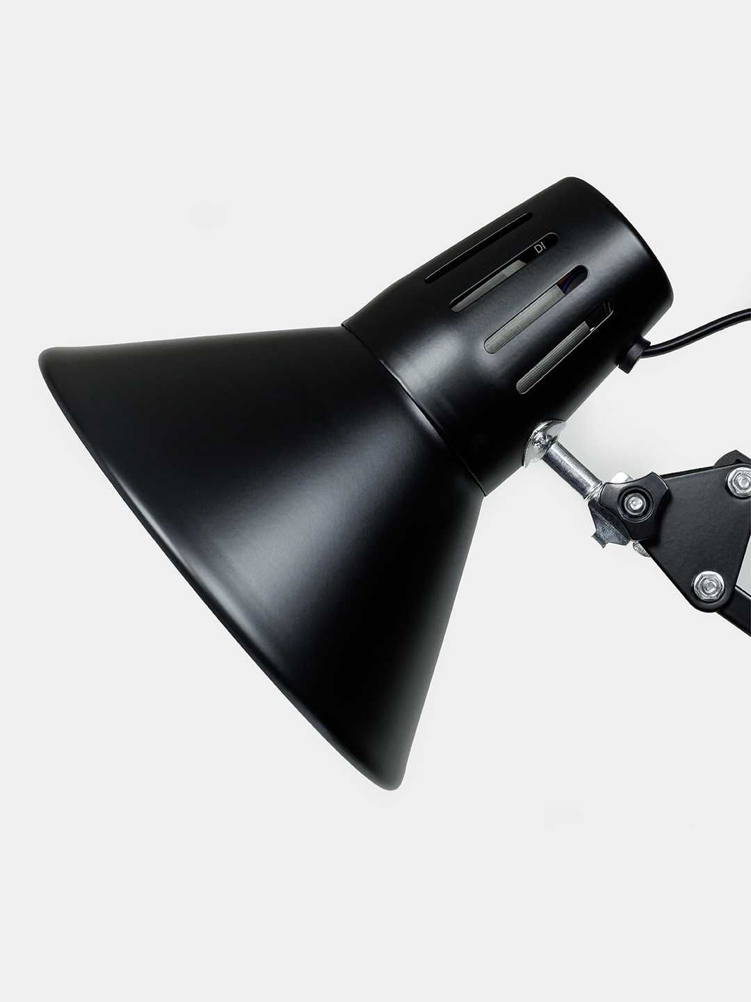 Stol lampa svetilnik, manikyur lampasi chiroq, metall korpus + qisqich