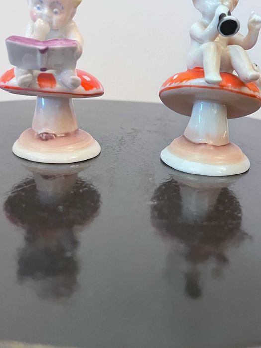 Set 2 bibelouri bibelou M O Metzler & Ortloff portelan marcate