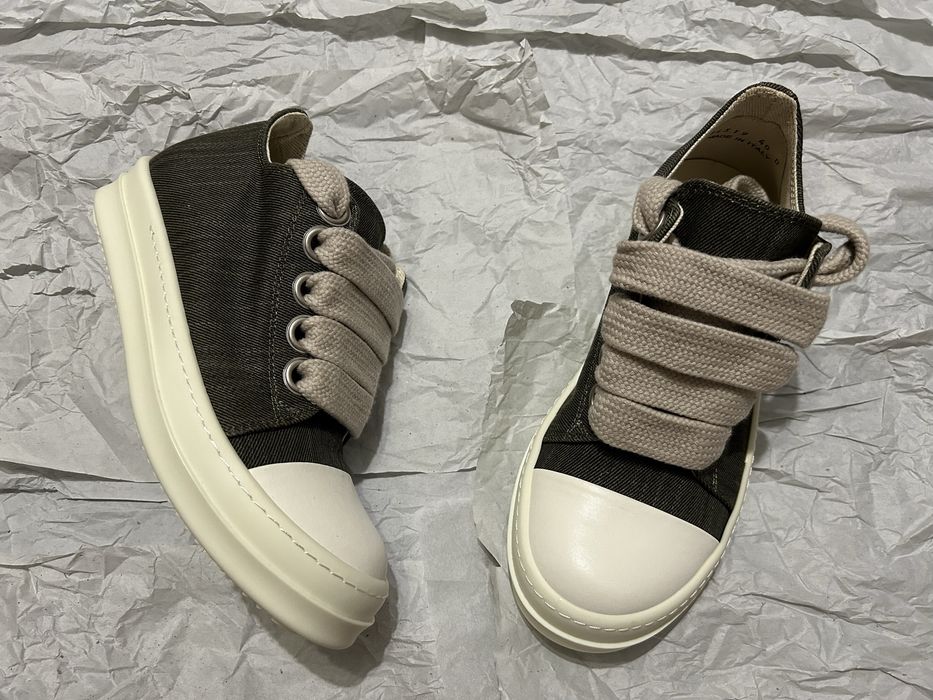 Adidasi Rick Owens DRKSDHW Low Jumbo Laces Olive Green