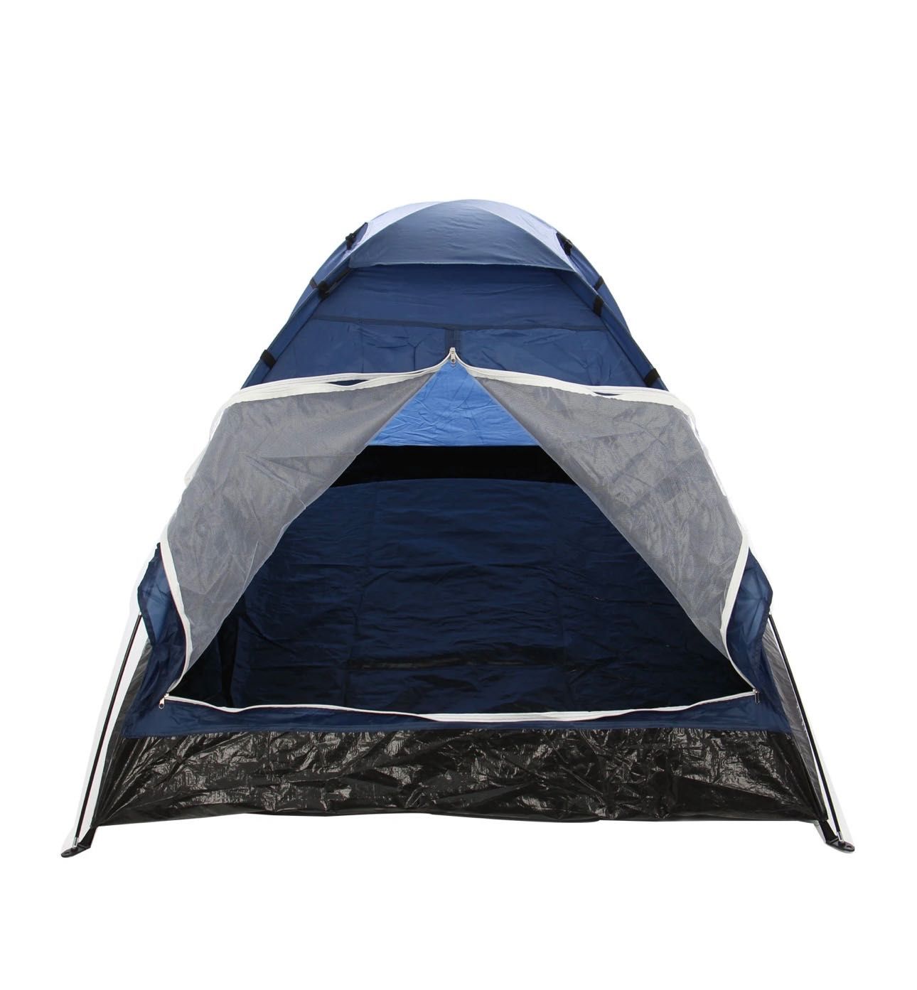 Cort camping 2 persoane, poliester, 200 x 140 x 100 cm