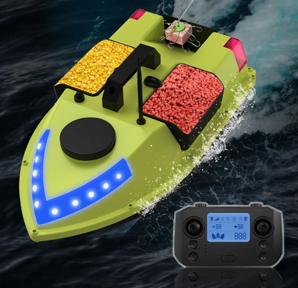 Лодка за захранка с 99 GPS позиции