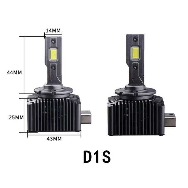 Set 2x Becuri LED D1S D2S D3S Canbus Bec Auto 70W, 6500k, Fara Eroare