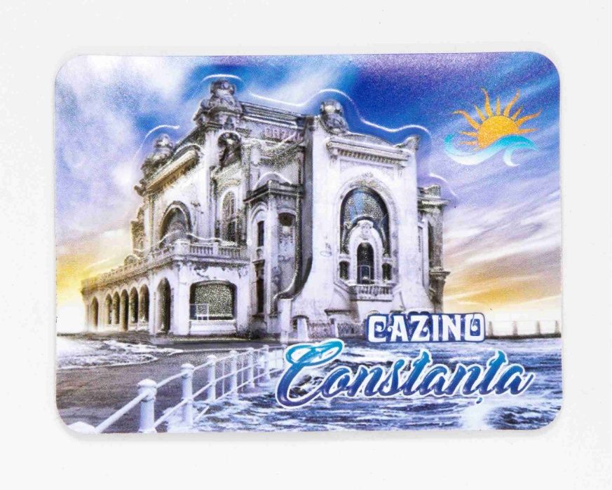 Magnet frigider Cazino Constanta suvenir litoral - set 12 buc.