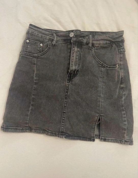 Fusta pantalon denim