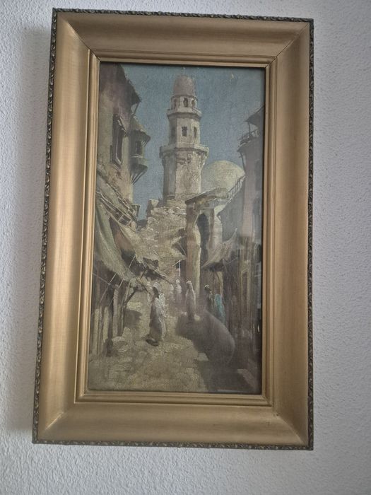Tablouri vechi in ulei si acuarela/ creion