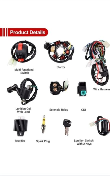 Instalaţie electrica Scuter/Atv 50-125 cc