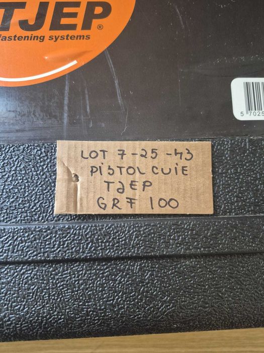 pistol cuie tjep grf100 - lot 7-25-43