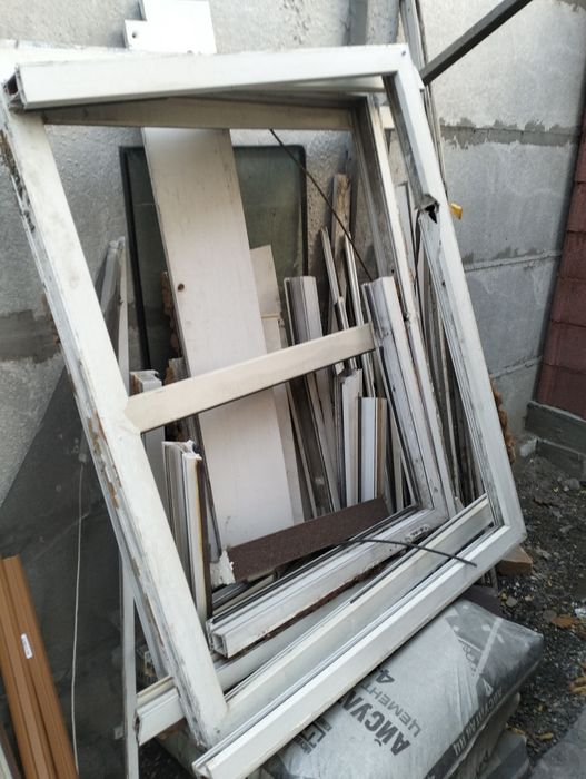 Пластик б/у окна, подоконник