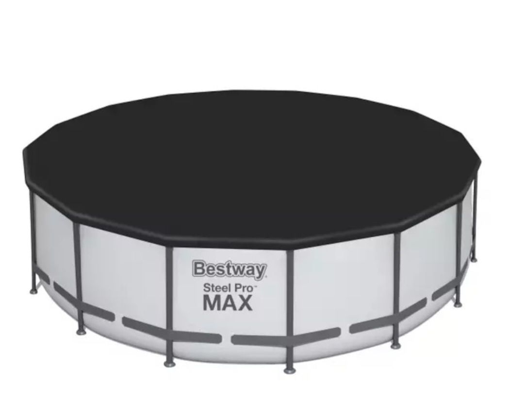 Piscina Bestway Steel Pro MAX, pompa, scara si prelata 4,88 x 1,22 m